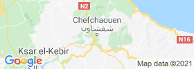 Chefchaouene map